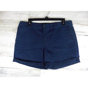 Banana Republic Womens Size 10 Navy Blue Chino Shorts